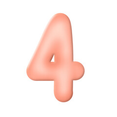 Obraz premium Number four 