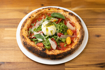 Pizza Burrata plat traditionnel Italien