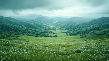Fototapeta premium mountain landscape in summer