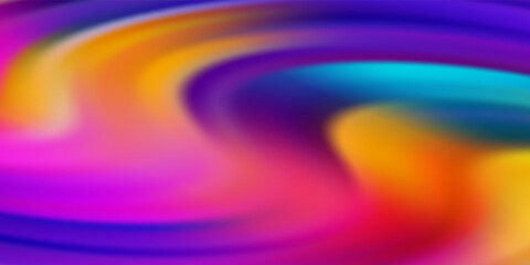 Smooth and blurry colorful gradient mesh background.