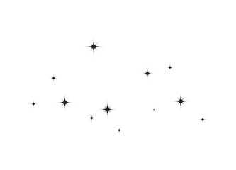 Random stream of falling star fireworks