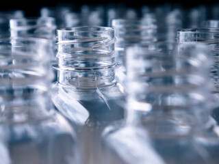 Plastic Bottle Packaging for Beverage Manufacturing.