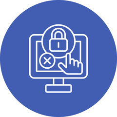 Obraz premium Access denied Icon