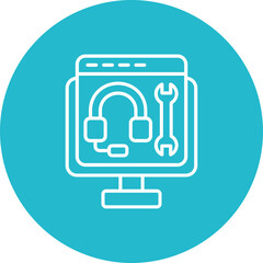 Obraz premium Technical support Icon
