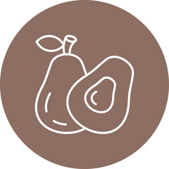 Avocado Icon