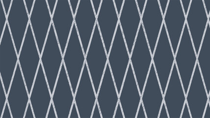 Silver lines interweave across dark backdrop creating geometric pattern seamlessly