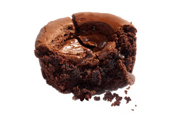 Soft chocolate lava brownie with a rich, crispy texture contrasting with the melt-in-your-mouth...