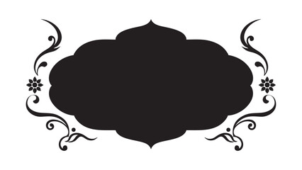 Bold Vintage Frame with Curved Corners