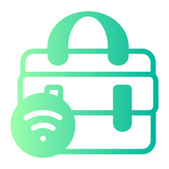 Remote work gradient icon