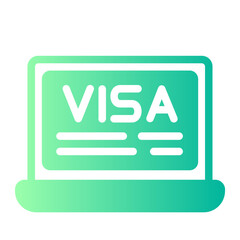 Nomad visa gradient icon