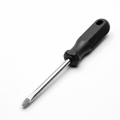 Black Flathead Screwdriver Tool for DIY Projects and Repairs