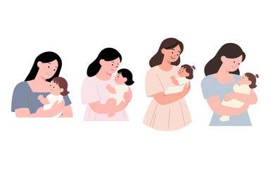 Mothers Holding Babies A Collection of Affectionate Moments