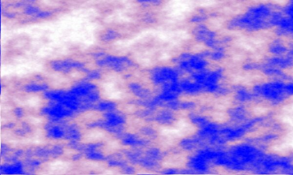 Abstract blue background. Soft cloudy texture blending violet and white tones, giving a dreamy and airy appearance