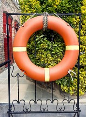 life buoy on the pier