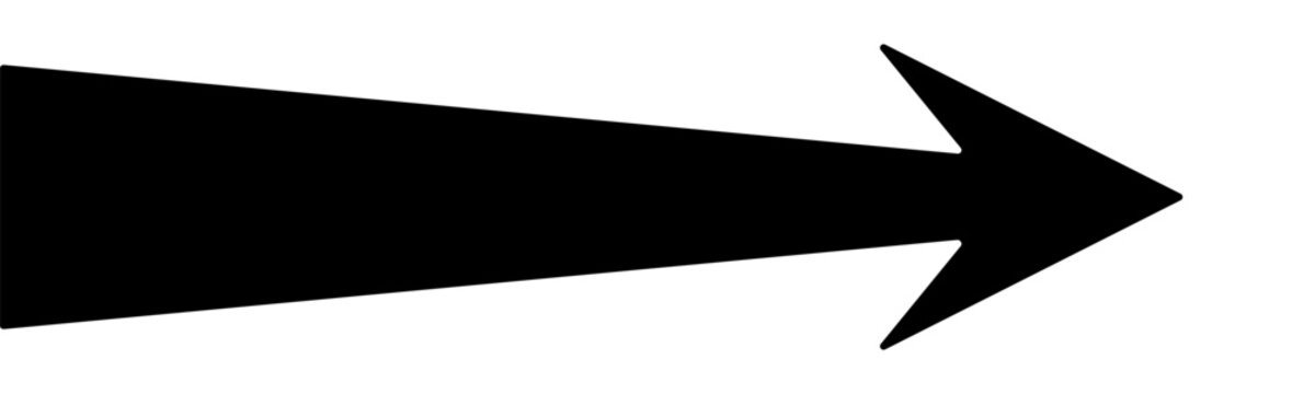Right Pointing Road Direction Arrow Vector