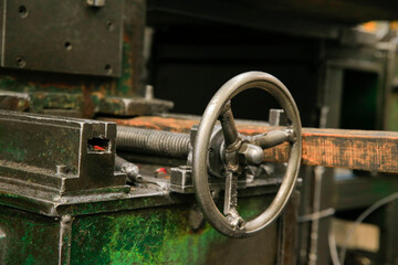 Valves, in mechanical industrial equipment