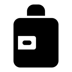 flask bottle black glyph icon