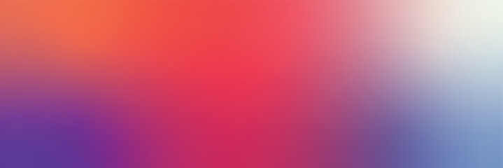 Blurred large panoramic summer background multicolored gradient  Vector illustration