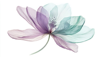 Ethereal Translucent Flowers in Soft Pastel Shades. BAnner
