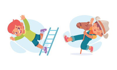 Engaging in Childrens Playtime Adventures with Colorful Ladders and Fun Toys for All