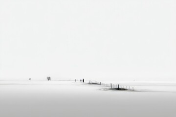 misty morning on the river