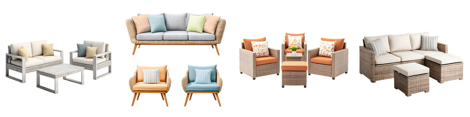 Comfortable and stylish outdoor patio furniture set