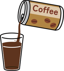 コップに入ったコーヒー
