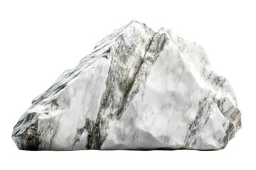 Obraz premium Stunning White Marble Rock Sculpture