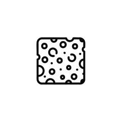 Foam Texture Porous Surface Icon