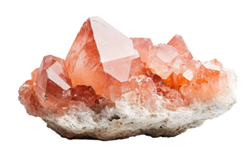 Stunning Orange Crystal Cluster: A Geological Marvel