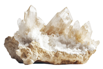 Stunning Crystal Cluster on a Rock Base