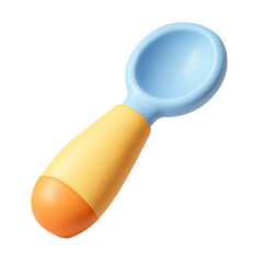 Colorful plastic scoop kitchen utensil