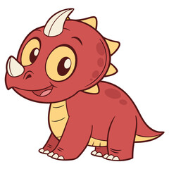 Fototapeta premium Baby Red Dragon 