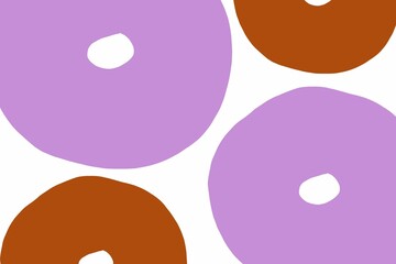 minimal background with colorful rings