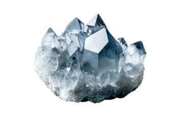 Stunning Blue Crystal Cluster - Natural Gemstone