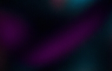 Dark purple, pink blue, gradient background, blurred neon color flow, grainy texture effect, futuristic banner design