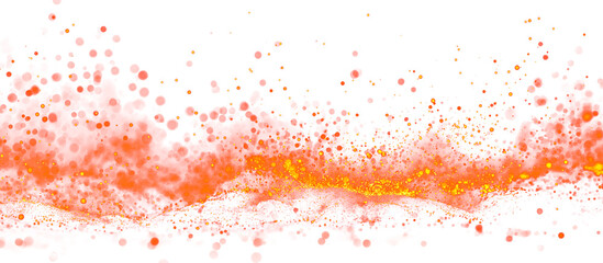 Flame effect PNG. Fire sparks on transparent background. Burning red hot sparks realistic fire flames. Flying up sparks, burning fire particles with smoke texture. Realistic flame effect.