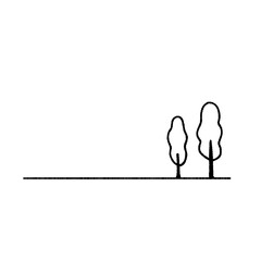 シンプルな木のイラスト