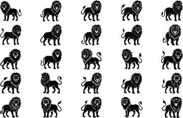 lion vector sihouette