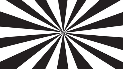 Starburst rays radiating monochrome background abstract design