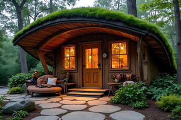little hourse in the forest