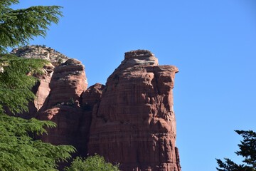 Majestic red rock formations in Sedona, Arizona.
