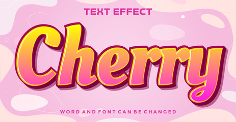 Cherry editable text effect