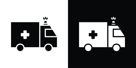 Ambulance icon Vector scalable graphics