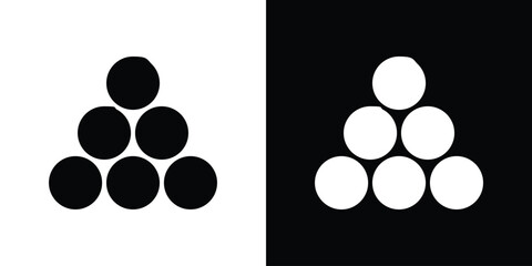 Ball pile icon Vector scalable graphics