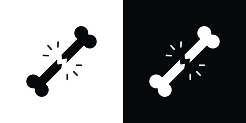 Bone break icon Vector scalable graphics