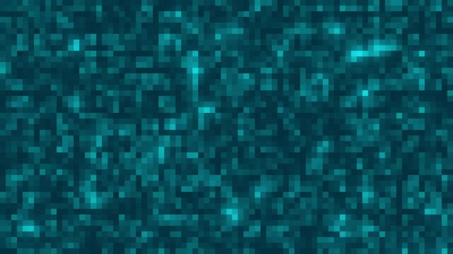 Looping dark blue CRT glitch with pixel noise and static. Perfect for retro screen effects, tech backgrounds, and sci-fi visuals in 4K resolution.
