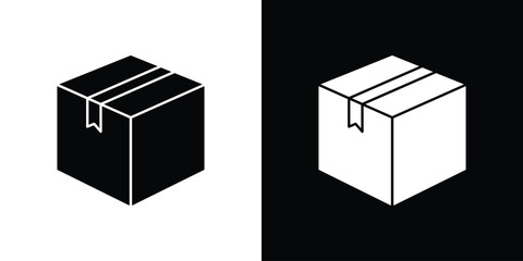 Box icon Vector scalable graphics