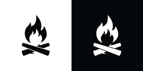 Campfire icon Vector scalable graphics