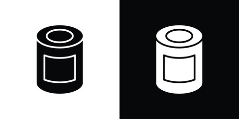 Can food icon Vector scalable graphics